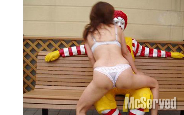 Nude McServed Getting Served McDonalds Fast Food Funnies, Laughs 